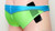 AQUX Swimwear Splash Guard Swimbrief Sheer Green
