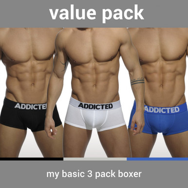 Addicted Underwear My Basic 3 Pack Boxer