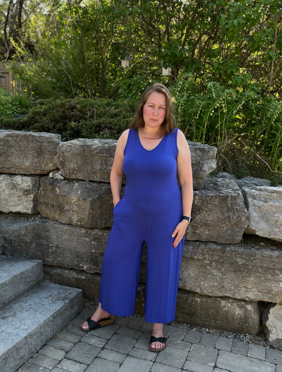 Bamboo Jumpsuit - Violet