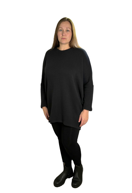 Christie Crew Sweater - Black