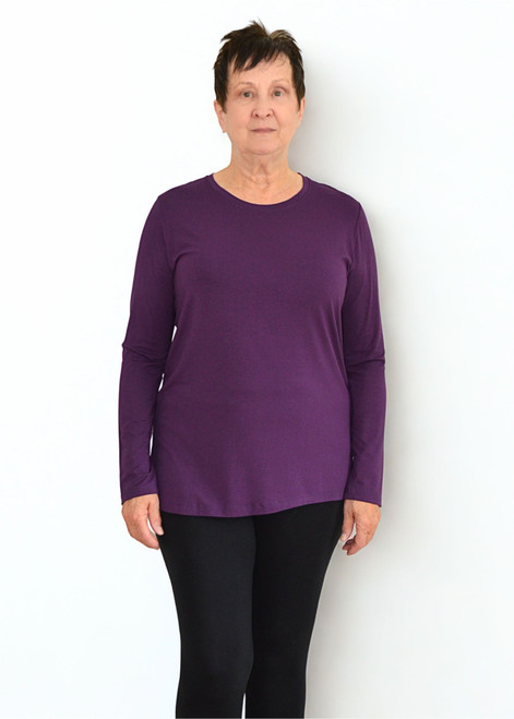 Long Sleeve Top - Plum