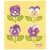Pansy Swedish Dishcloth