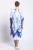 Prato Azul Cap Sleeve  O/S