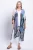 Patchwork Sky Cap Sleeve Kimono  O/S