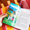 Inside page: family scene as Nina moves to Australia – colour illustration and chapter opener from the paperback.