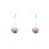 Mon Bijou - Drop Earrings - Silver Geometric Faceted Beads | The Design Gift Shop