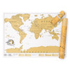Large Scratch Off World Map | the design gift shop