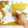 Large Scratch Off World Map | the design gift shop