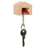Mercedes-Benz 300 SL keyring with beech wood garage | the design gift shop