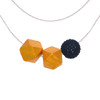 Mon Bijou - Necklace Night Out 3 charcoal | The Design Gift Shop