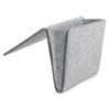 Kikkerland Bedside Felt Pocket Grey | The Design Gift Shop