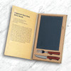 Steak Serving Set, slate board with steak knife and fork | the design gift shop