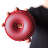 LEXON Hoop Speaker LA95 Metallic Red | the design gift shop