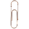 Minimalist design Bendo Luxe giant Paper Clip wall mounted coat hook in copper | the design gift shop