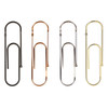 Minimalist design Bendo Luxe giant Paper Clip wall mounted coat hooks | the design gift shop