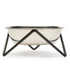 BENDO meow luxe cat dish with black stand | the design gift shop