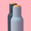 Audo Norm salt & pepper bottle grinder set in blue | The Design Gift Shop