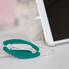 BBobino cord wrap medium size, colour Emerald, with Ipad