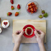 Strawberry Cutter Sweet Heart by Peleg Design | The Design Gift Shop
