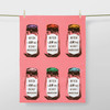 Dish Towel  'Bitch I am the secret ingredient' by Blue Q on a laundry line.