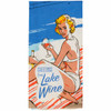 'Greetings from Lake Wine' Dish Towel by Blue Q  | The Design Gift Shop