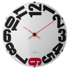 Oliver Hemming Vitri wall clock W300DG20WR | The Design Gift Shop
