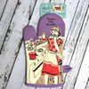 Front view of an oven glove from Blue Q featuring the funny slogan “Oops, I’m drunk”.