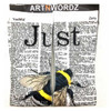 JUST BEE socks by Art N Wordz (Back) | the design gift shop