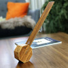 GINKGO Octagon One desk light Walnut | the design gift shop