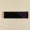Fight Like A Girl Pencils from the Sharp & Blunt range by USTUDIO | the design gift shop