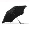 Internal frame of Ink Black Blunt Metro umbrella highlighting the strong reinforced rib structure built for Brisbane and Melbourne winds.