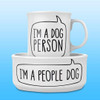 Fred Dog Person Bowl and Mug Set | The Design Gift Shop