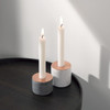 Menu Chunk of Concrete Candle Holder M (Chung Marble not part of offer) | the design gift shop