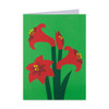 MoMA Pop-Up Holiday Cards Festive Amaryllis Set of 8 | the design gift shop
