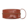 ANNABEL TRENDS Gentleman’s brown vegan leather toiletries bag | the design gift shop