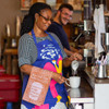 'Name One Thing Better Than Coffee' Dish Towel by Blue Q  | the design gift shop