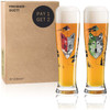 RITZENHOFF Freibier Duett Wheat Beer Glass Set Wolfster & Foxster | the design gift shop