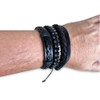 Men's Republic four Black  Bracelets