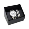 Men's Republic Chrome Chronograph Watch & Bracelet Gift Set | the design gift shop