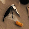 ALESSI PARROT Black Sommelier Corkscrew | the design gift shop