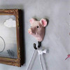Wall-mounted Pig hook 