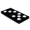 Peleg Design Domino Tea Light Candle Holder Black | the design gift shop