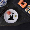 Peleg Design Dip Sea Oil And Vinegar Dipping Dish with sushi