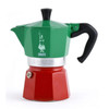 BIALETTI Moka Express Tricolore 3 Cup Espresso Coffee Maker | the design gift shop