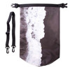 Australia Collection Dry Bag 10 ltr Monochrome Waves by ISgift | The Design Gift Shop