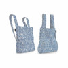 Notabag Hello World Raw/Blue Shopping Bag & Backpack | the design gift shop