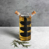 Borosilicate Oil and Vinegar Bottle, Cork Lids, 80ml & 280ml | the design gift shop