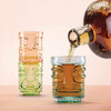 TRUE ZOO Tiki Trio Shot Glasses Gift Set - Island Colours