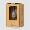 Wildlife Garden Rhinoceros hand-carved wall hook presented in its sustainable brown cardboard gift box.