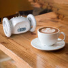 CLOCKY White Alarm Clock On Wheels | the design gift shop